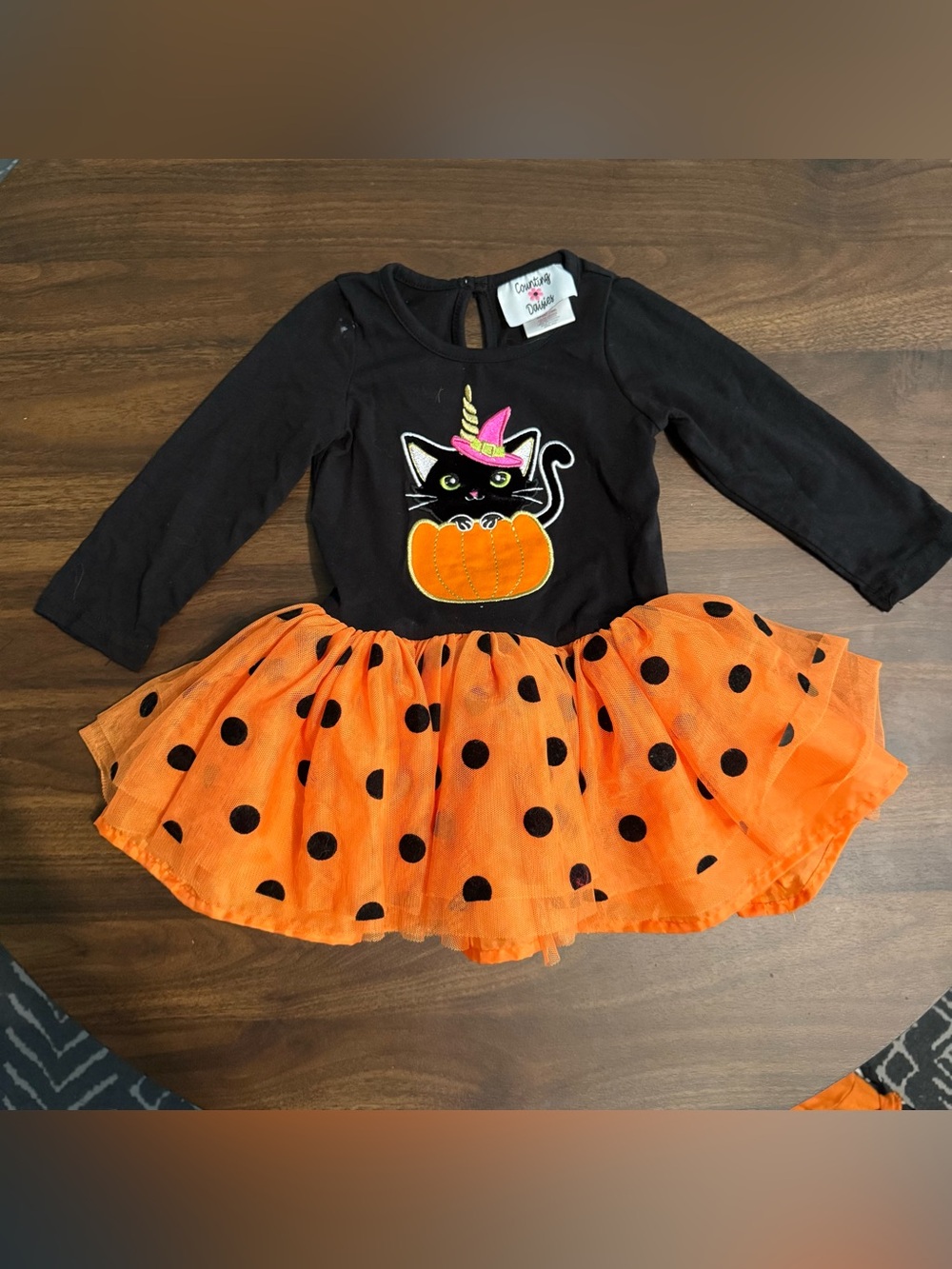 Girls Halloween tutu dress